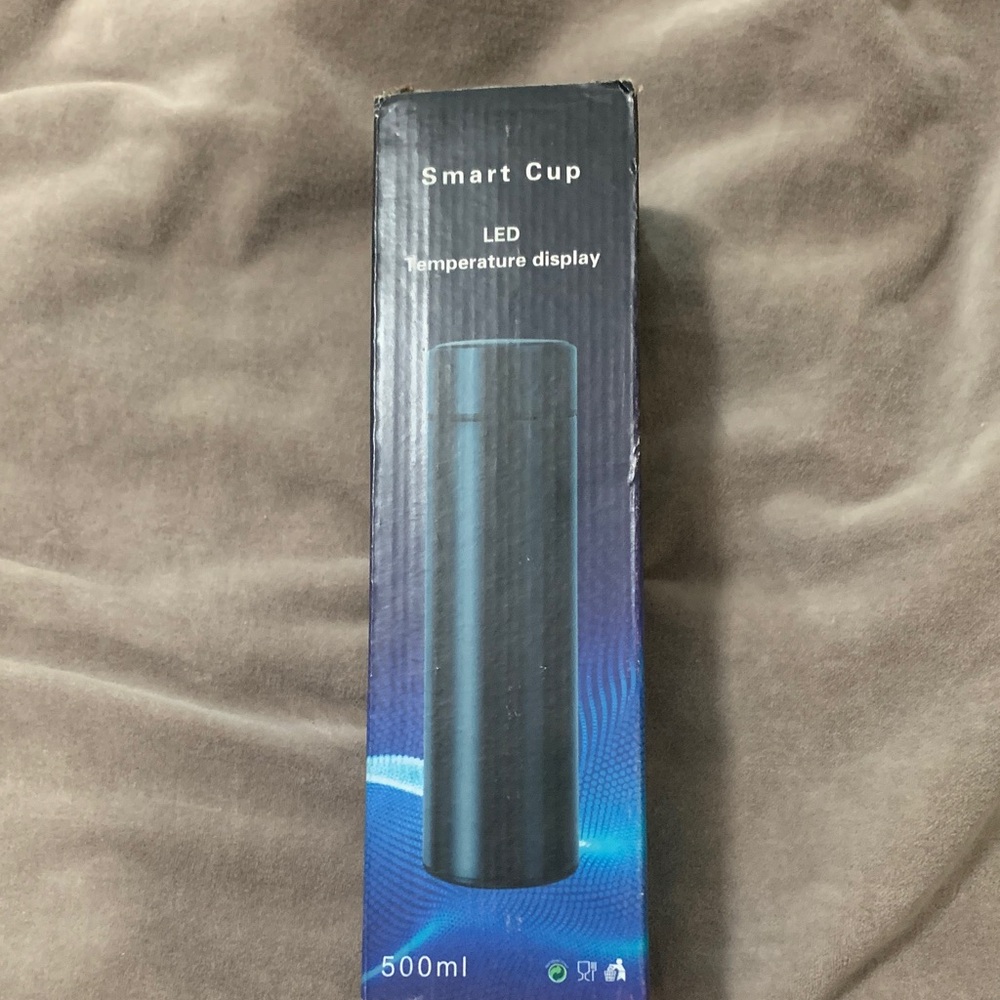 Black Smart Cup with LED Display